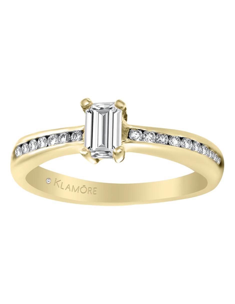 Anillo de compromiso 14 k Elias diamante
