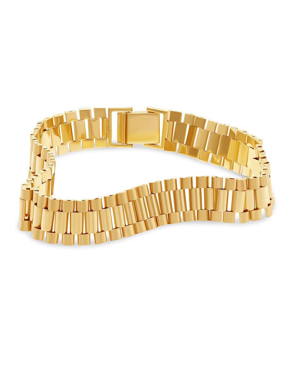 Pulsera de oro amarillo 14 K Pulsera de oro amarillo 14 K