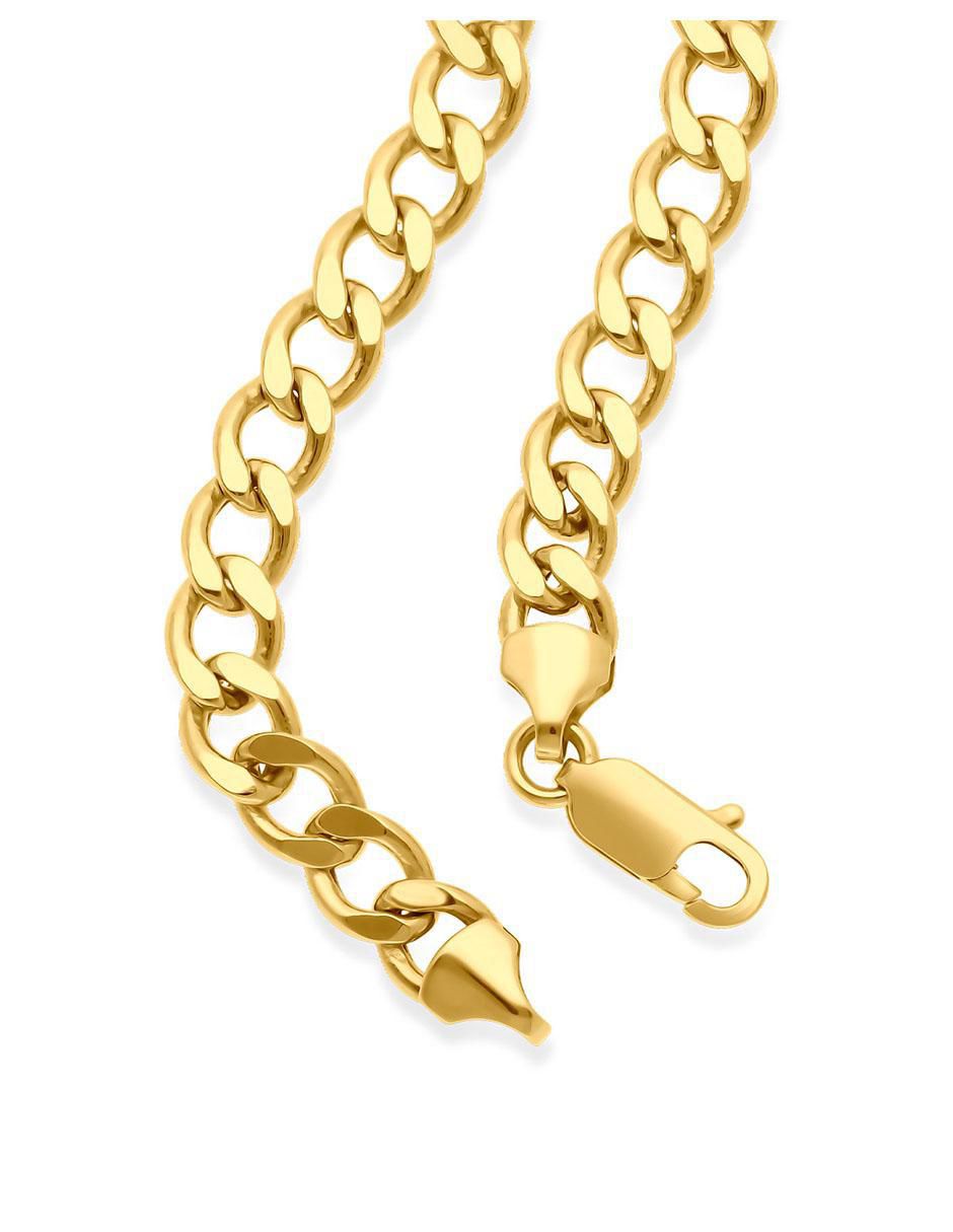 Pulsera de oro amarillo 14 K acabado pulido 3