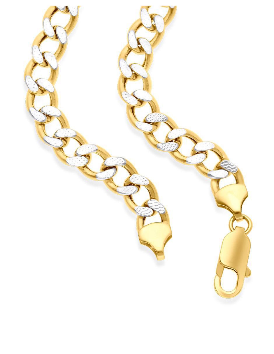 Pulsera de oro amarillo 14 K acabado pulido 2