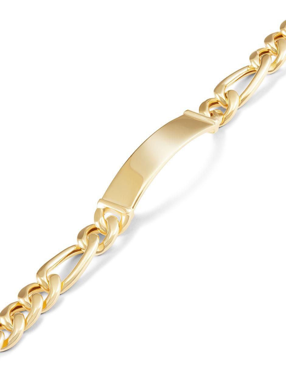 Esclava de oro 14 K acabado pulido 2