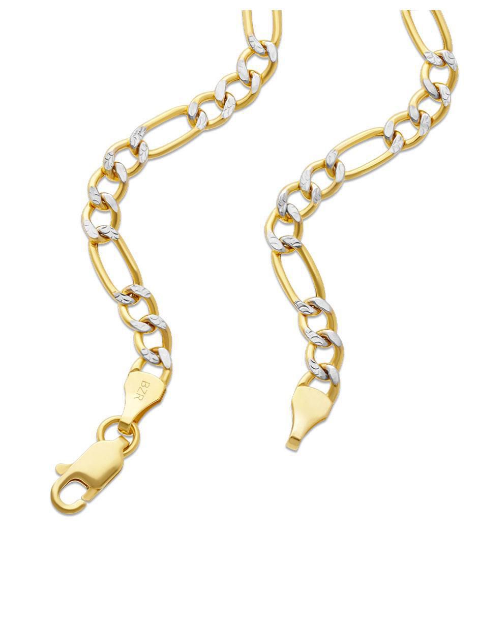 Pulsera de oro 14 K con acabado liso 3