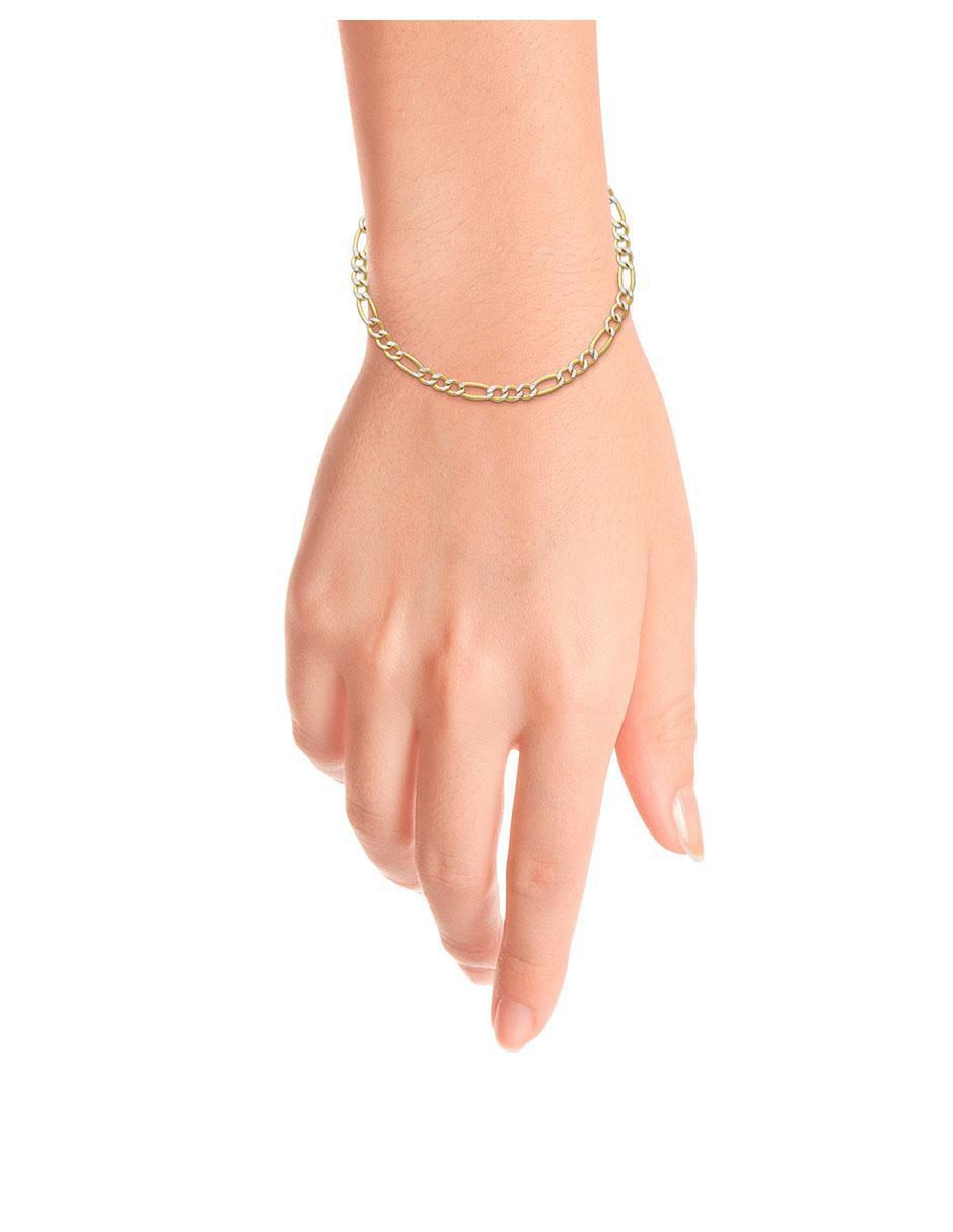 Pulsera de oro 14 K con acabado liso 2