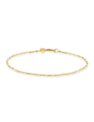 Pulsera de oro 14 K con acabado brillante Pulsera de oro 14 K con acabado brillante
