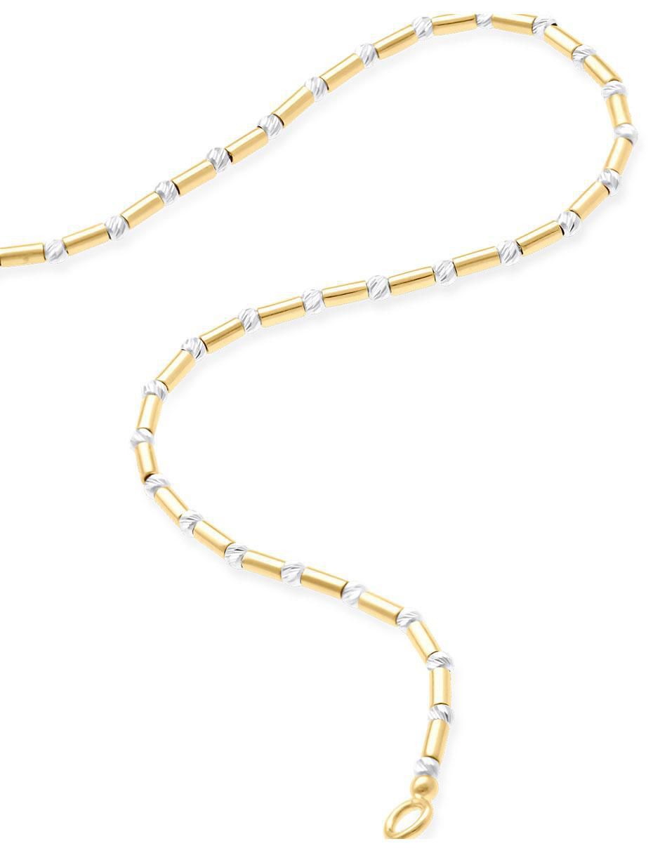 Pulsera de oro 14 K con acabado brillante 3