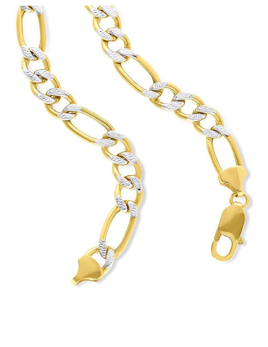 Pulsera de oro 14 k con acabado brillante