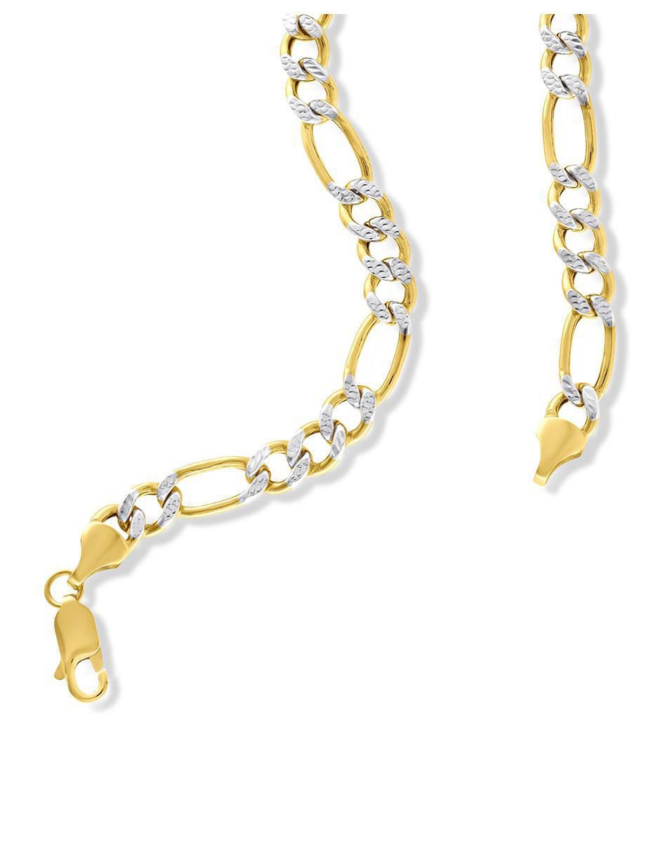 Pulsera de oro 14 k con acabado pulido