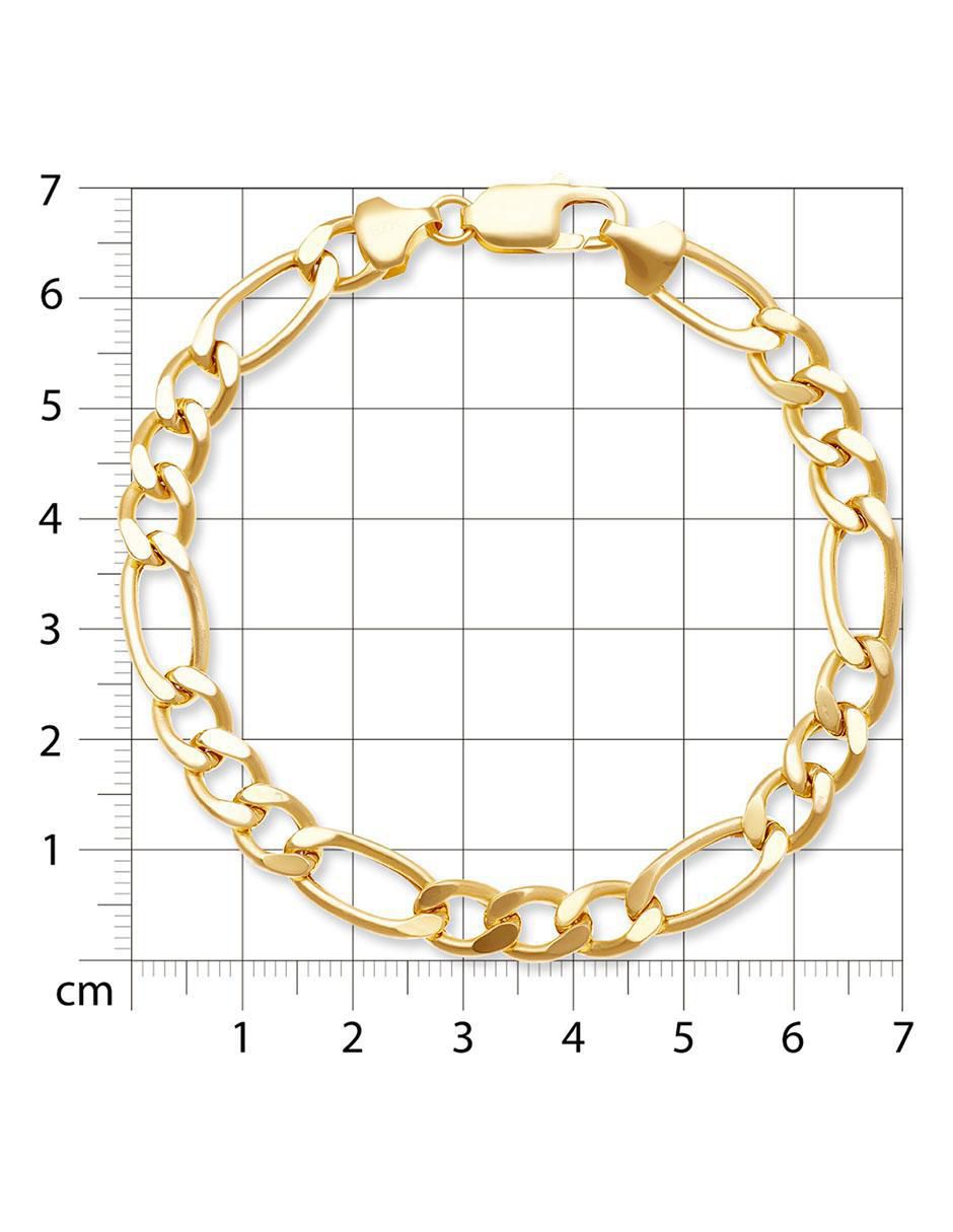 Pulsera de oro 14 K acabado pulido 4