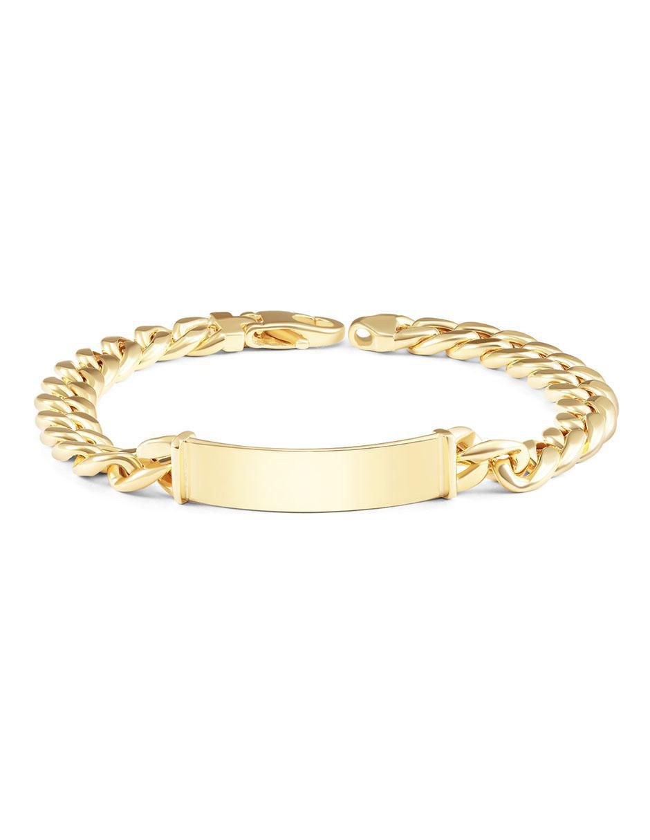Esclava de oro 14 K acabado brillante