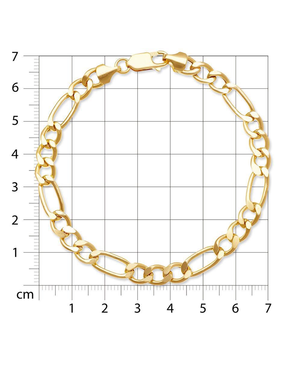 Pulsera de oro 14 K acabado pulido 4