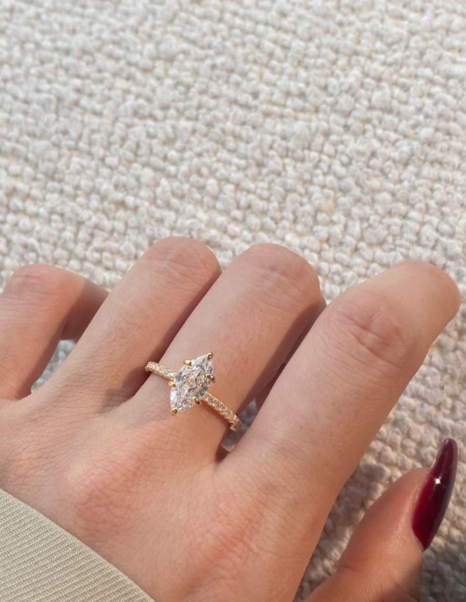 Anillo de compromiso de plata P 925 Selena 4