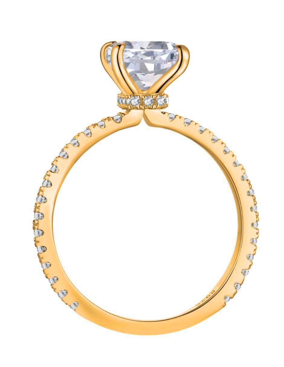 Anillo de compromiso de plata P 925 Radiant 4