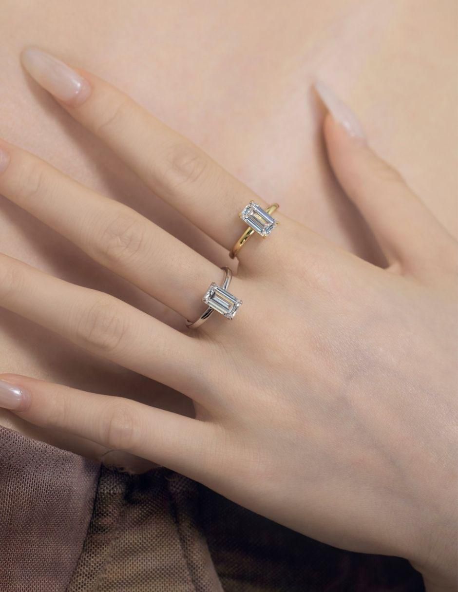 Anillo de compromiso de plata P 925 Eloise 2