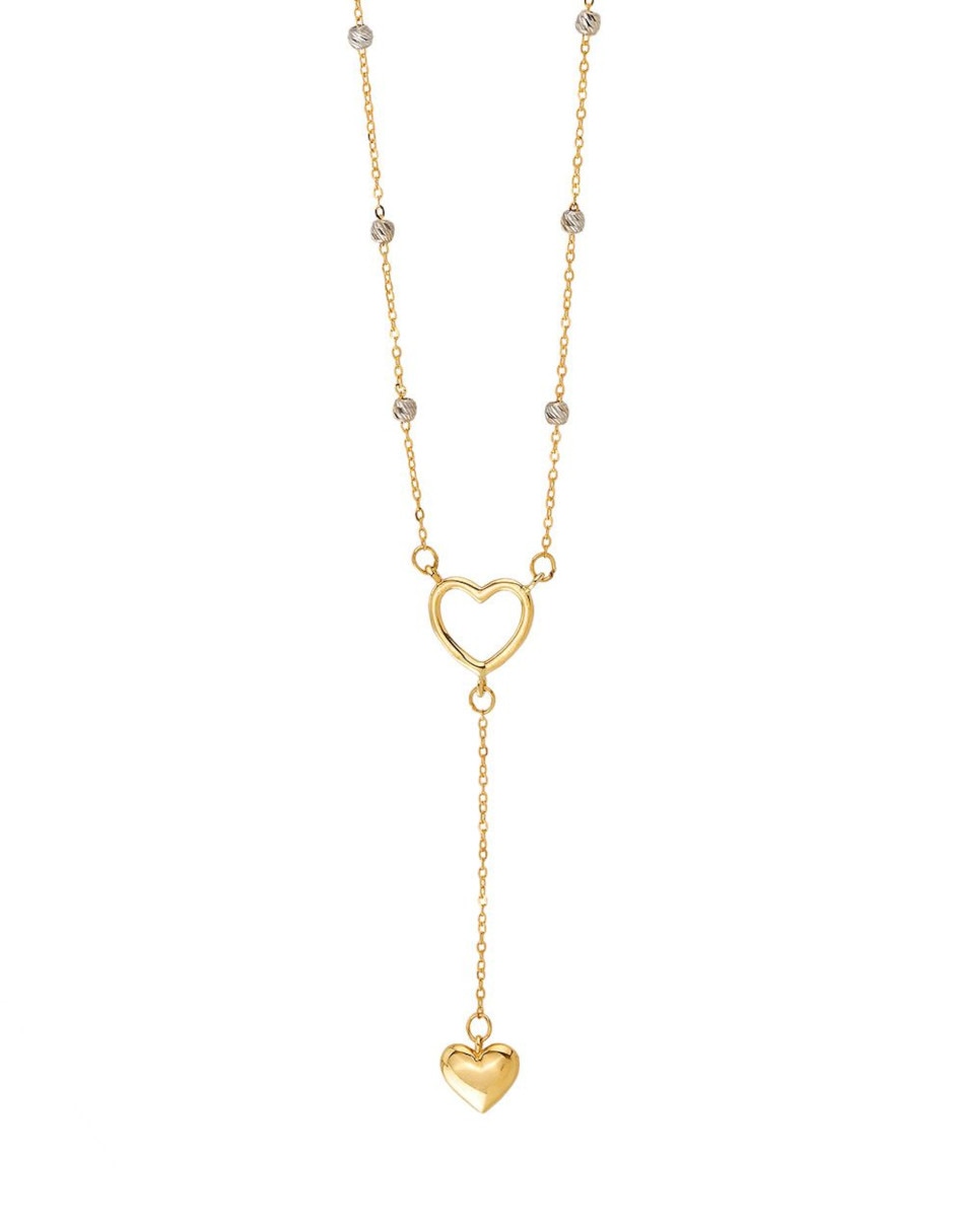 Gargantilla de corazón de oro 14 K 1