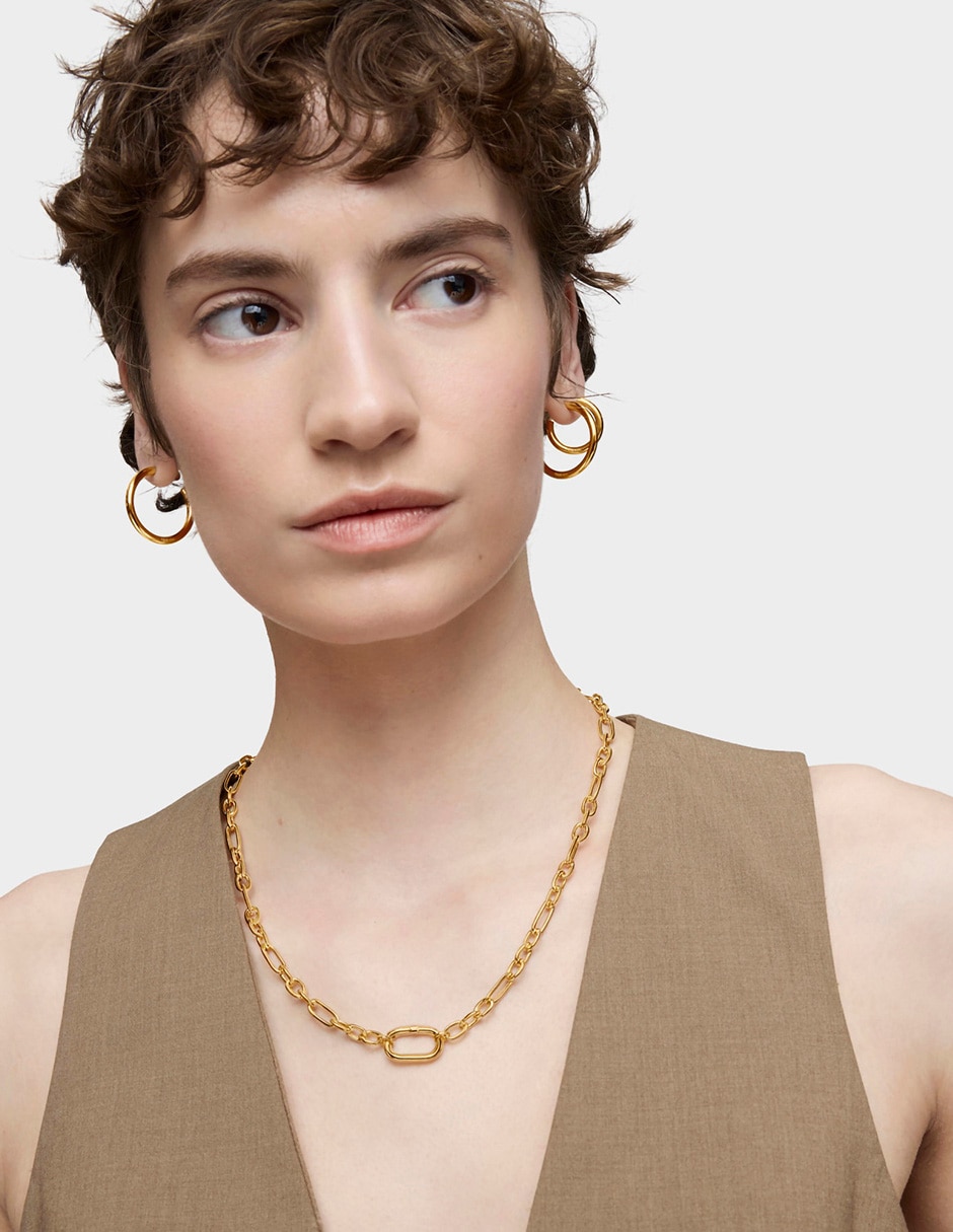 Collar de eslabones Tous Hold de plata P 925