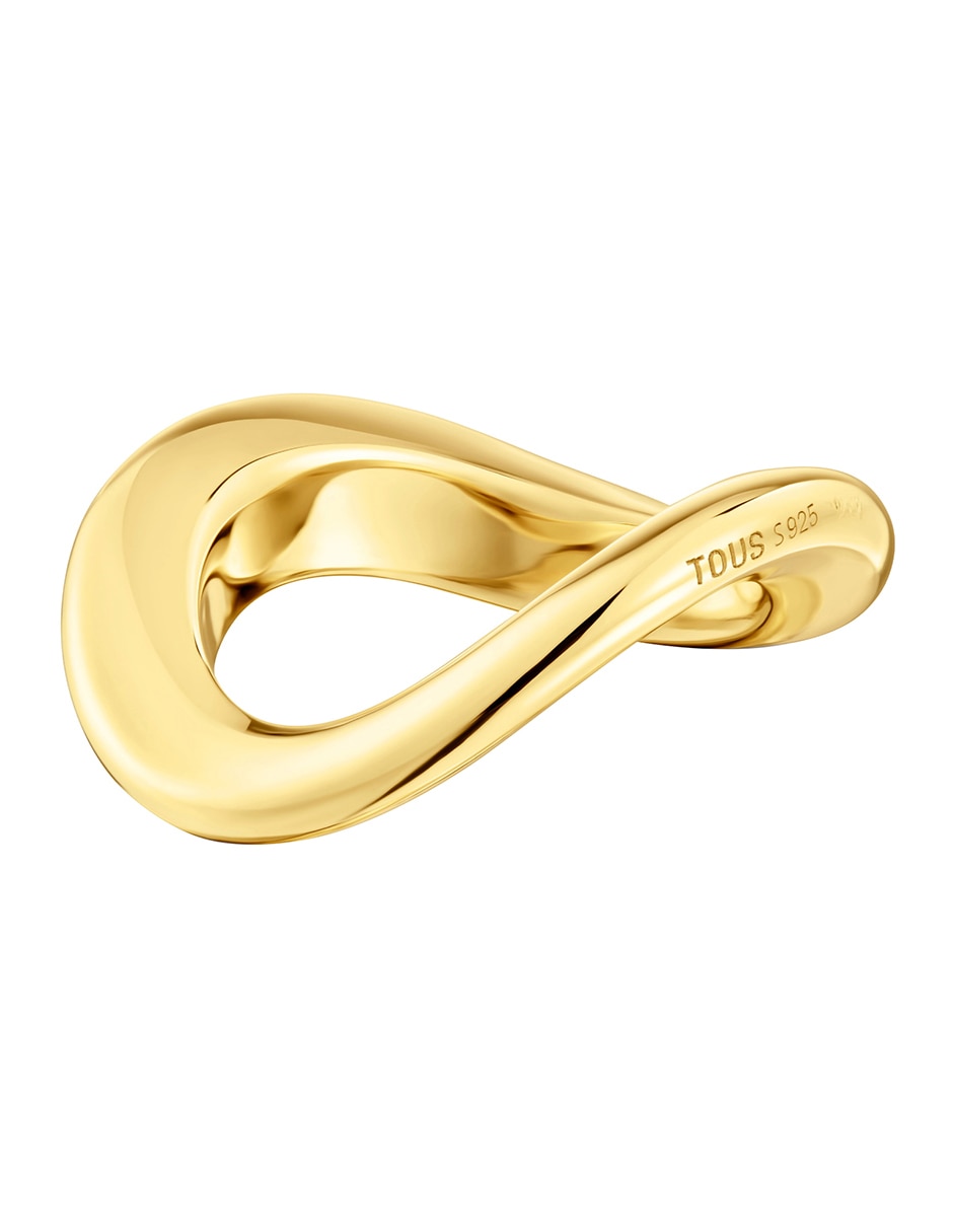 Anillo Galia Basics de plata P 925 con acabado baño de oro