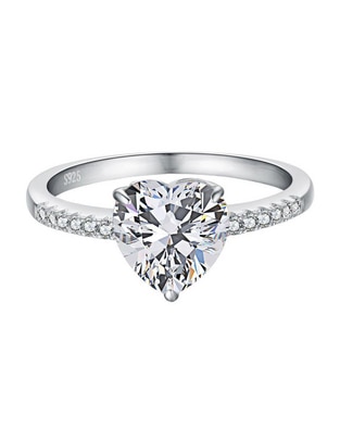 Anillo de compromiso de plata P 925 Shhhh Anillo de compromiso de plata P 925 Shhhh