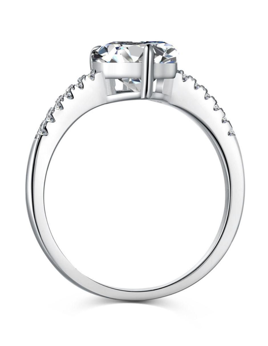 Anillo de compromiso de plata P 925 Shhhh 4