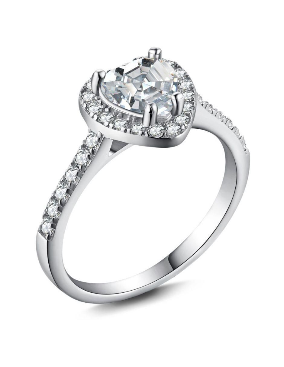Anillo de compromiso de plata P 925 Eterno 6