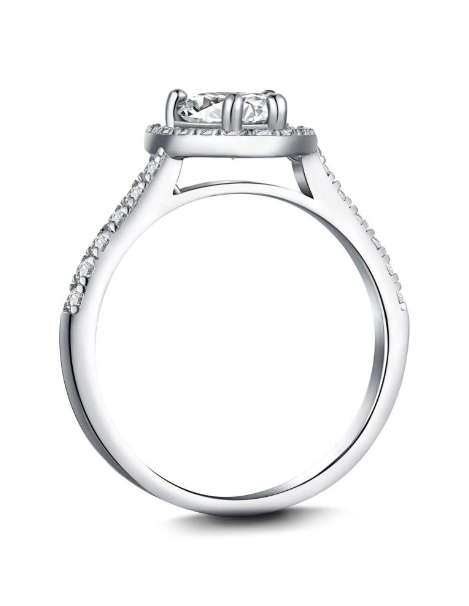 Anillo de compromiso de plata P 925 Eterno 5
