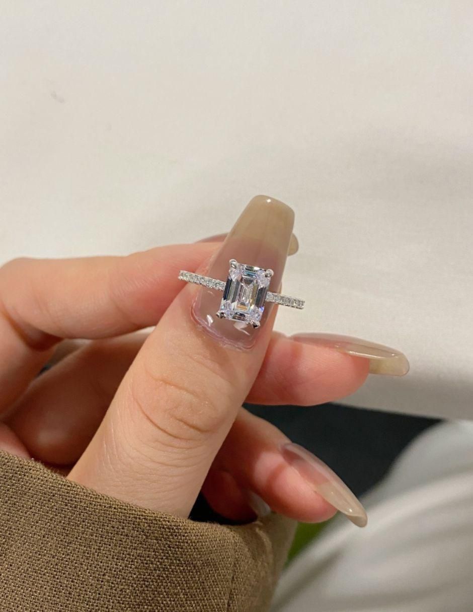 Anillo de compromiso de plata P 925 Spiegel 4