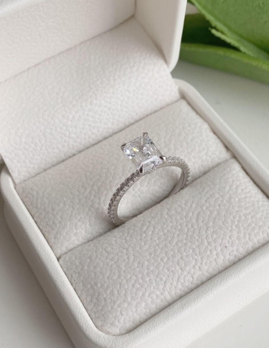 Anillo de compromiso de plata P 925 Spiegel 3