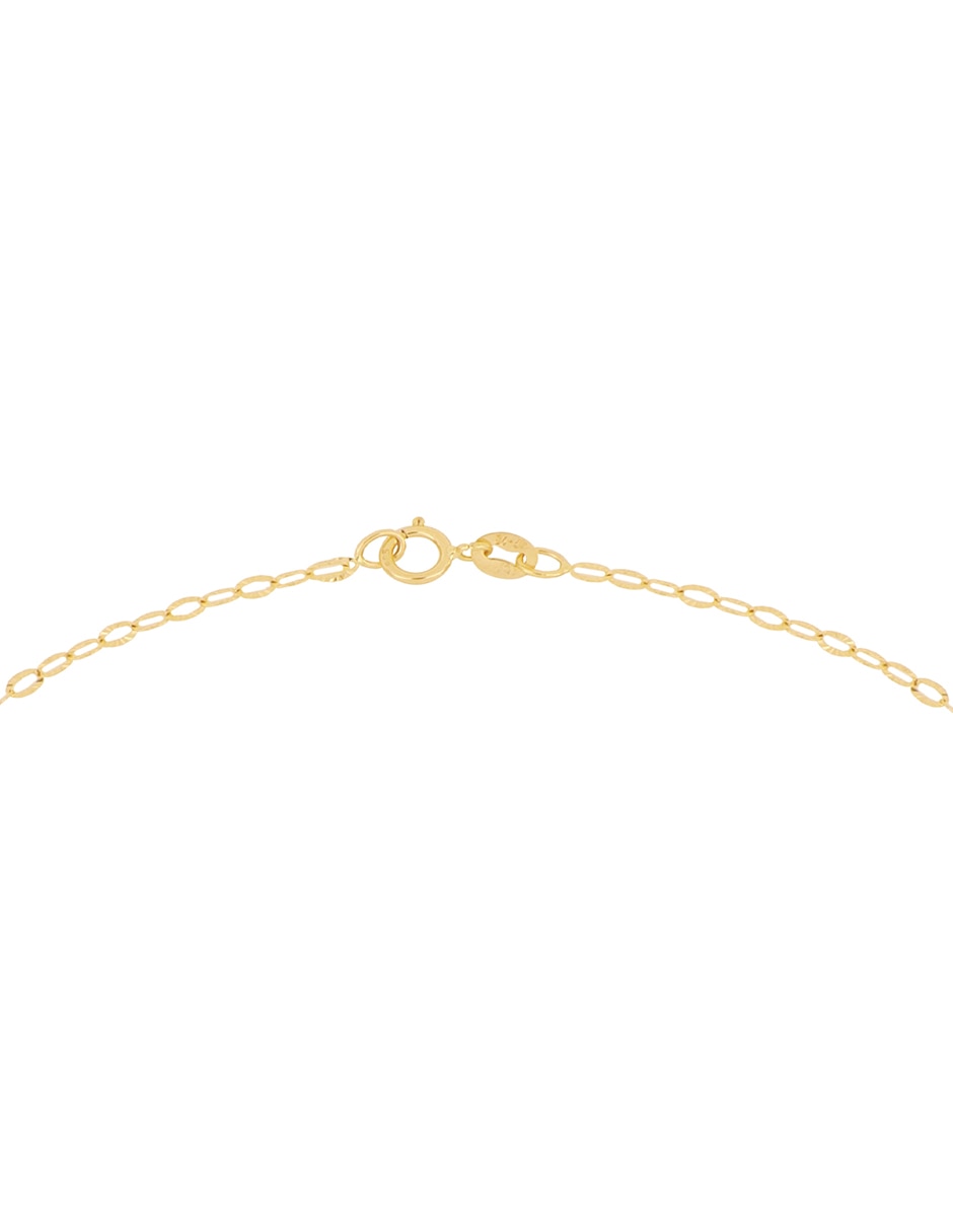 Collar eslabones de oro amarillo 14 K 3