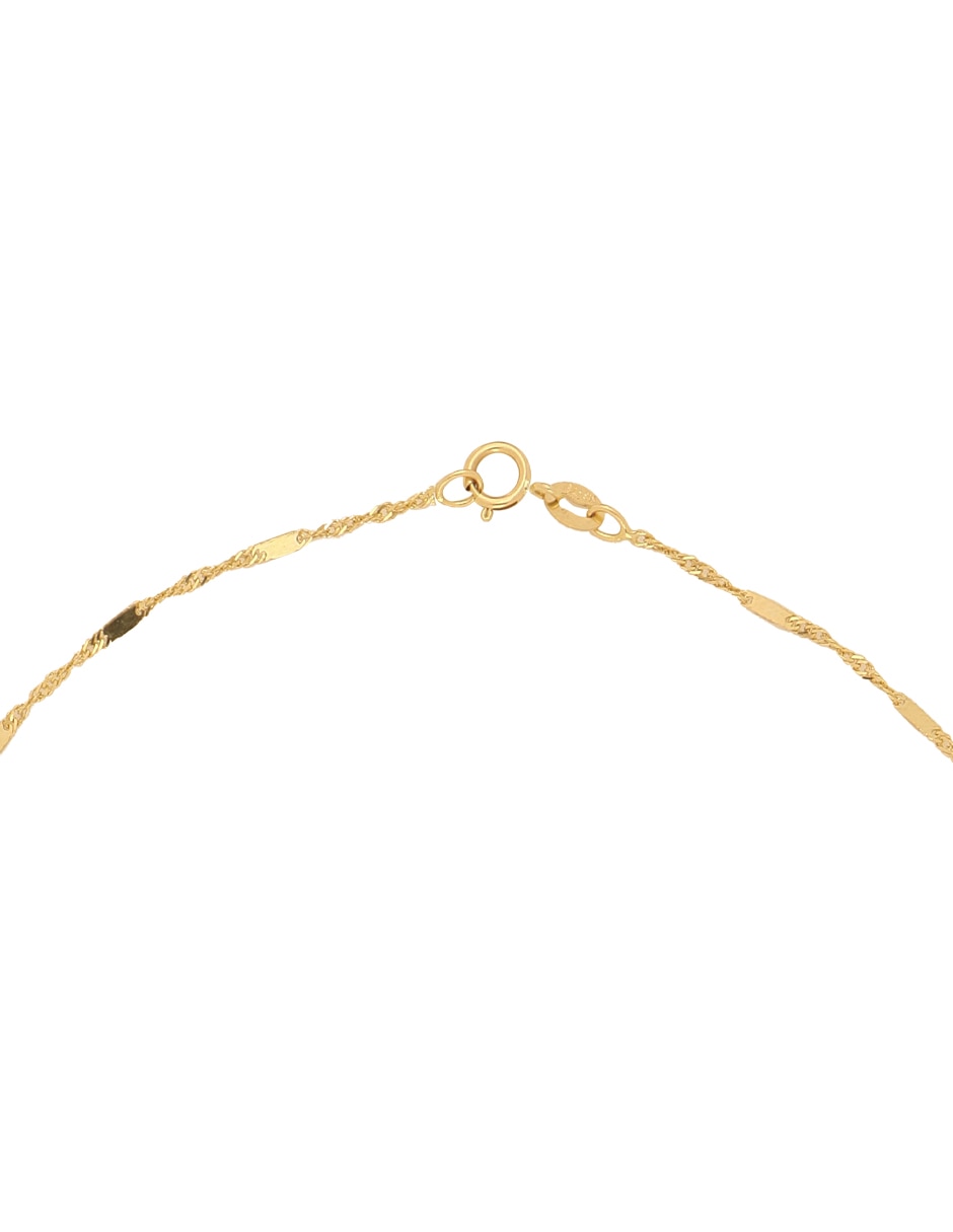 Collar de eslabones Dinasti de oro amarillo 14 K