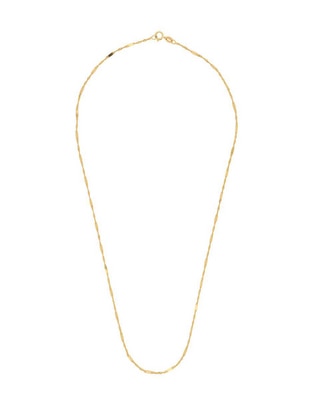 Collar de eslabones Dinasti de oro amarillo 14 K