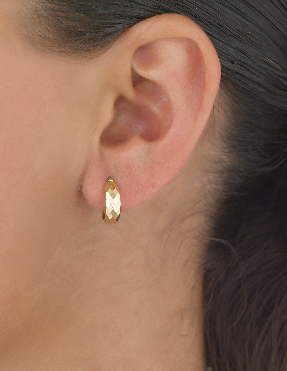 Arracadas de oro 14 K 4