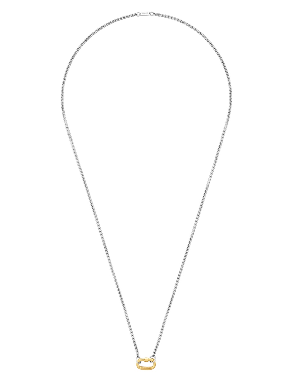 Collar de ovalado Hold de oro 18 K 6