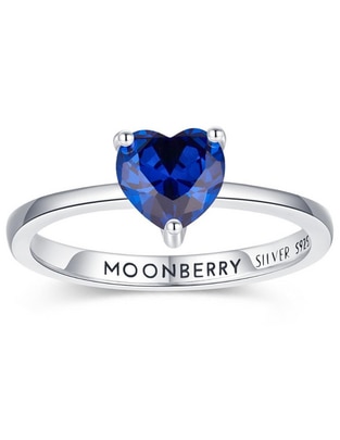 Anillo de corazón P 925 de plata zirconia cúbica brillante Anillo de corazón P 925 de plata zirconia cúbica brillante