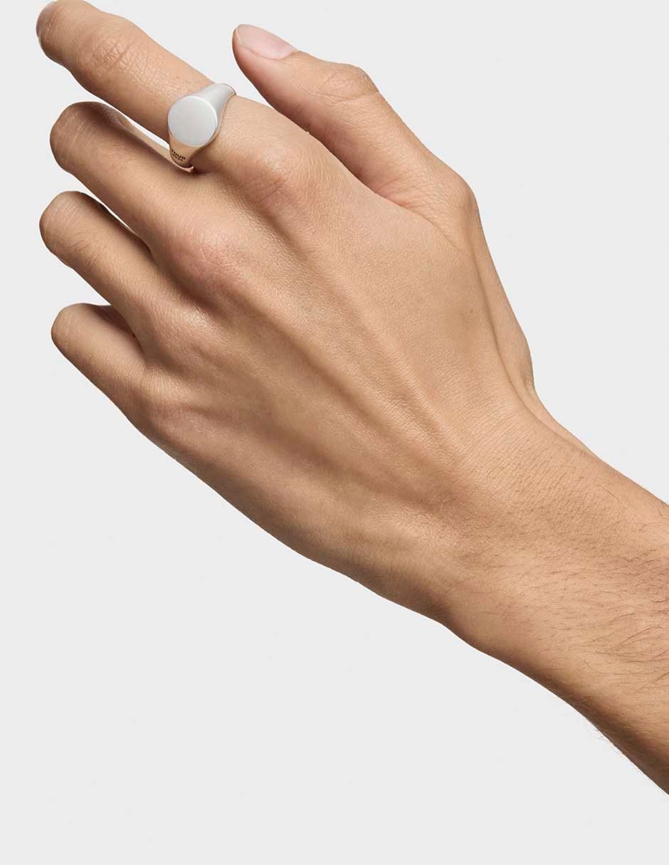 Anillo Man P 925 de plata brillante