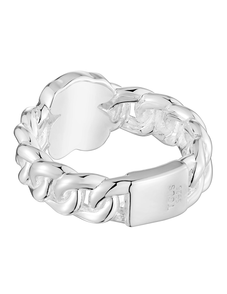 Anillo de oso Icon Color P 925 de plata ónix brillante 4