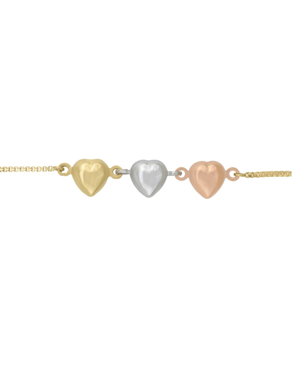 Pulsera de oro florentino 14 K