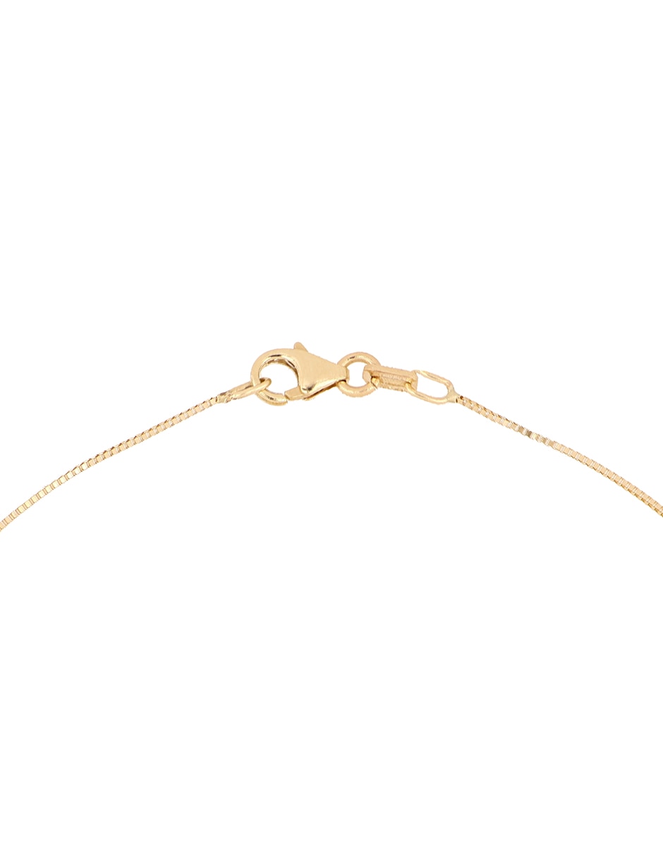 Gargantilla corazón de oro florentino 14 K 3