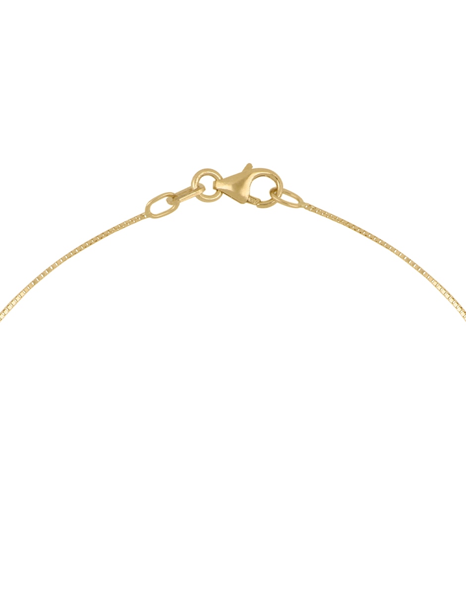 Gargantilla corazón de oro amarillo 14 K 3