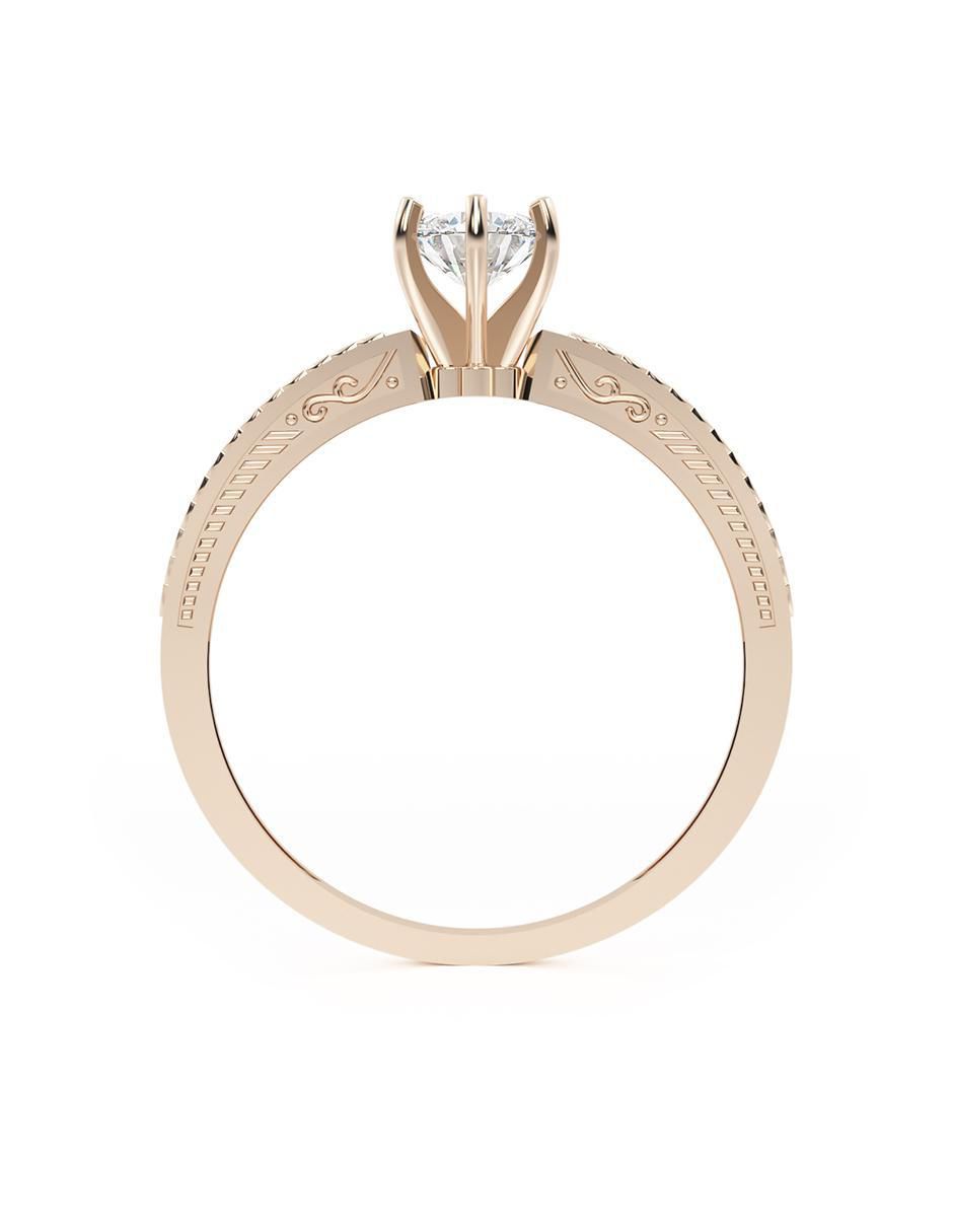 Anillo de compromiso 10 k 3