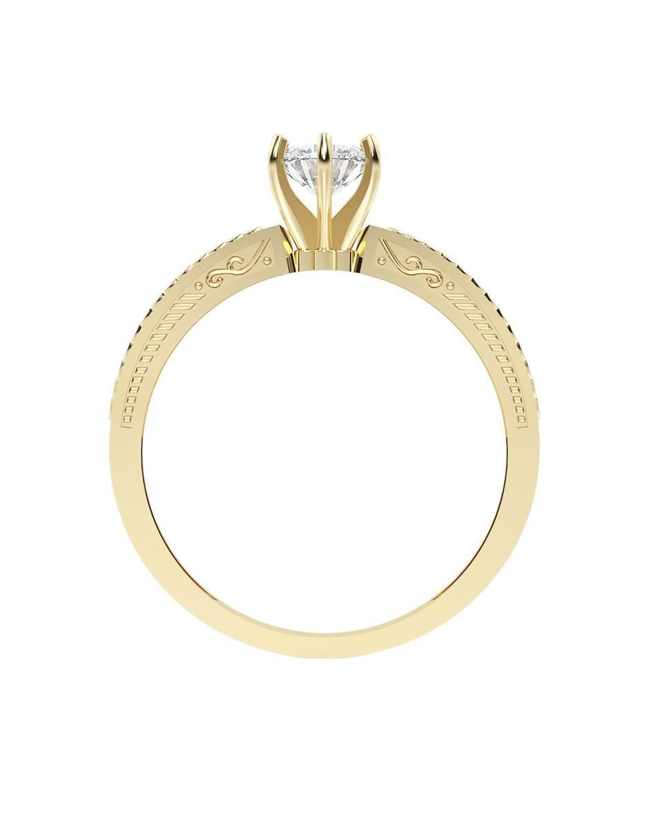 Anillo de compromiso 14 k 5