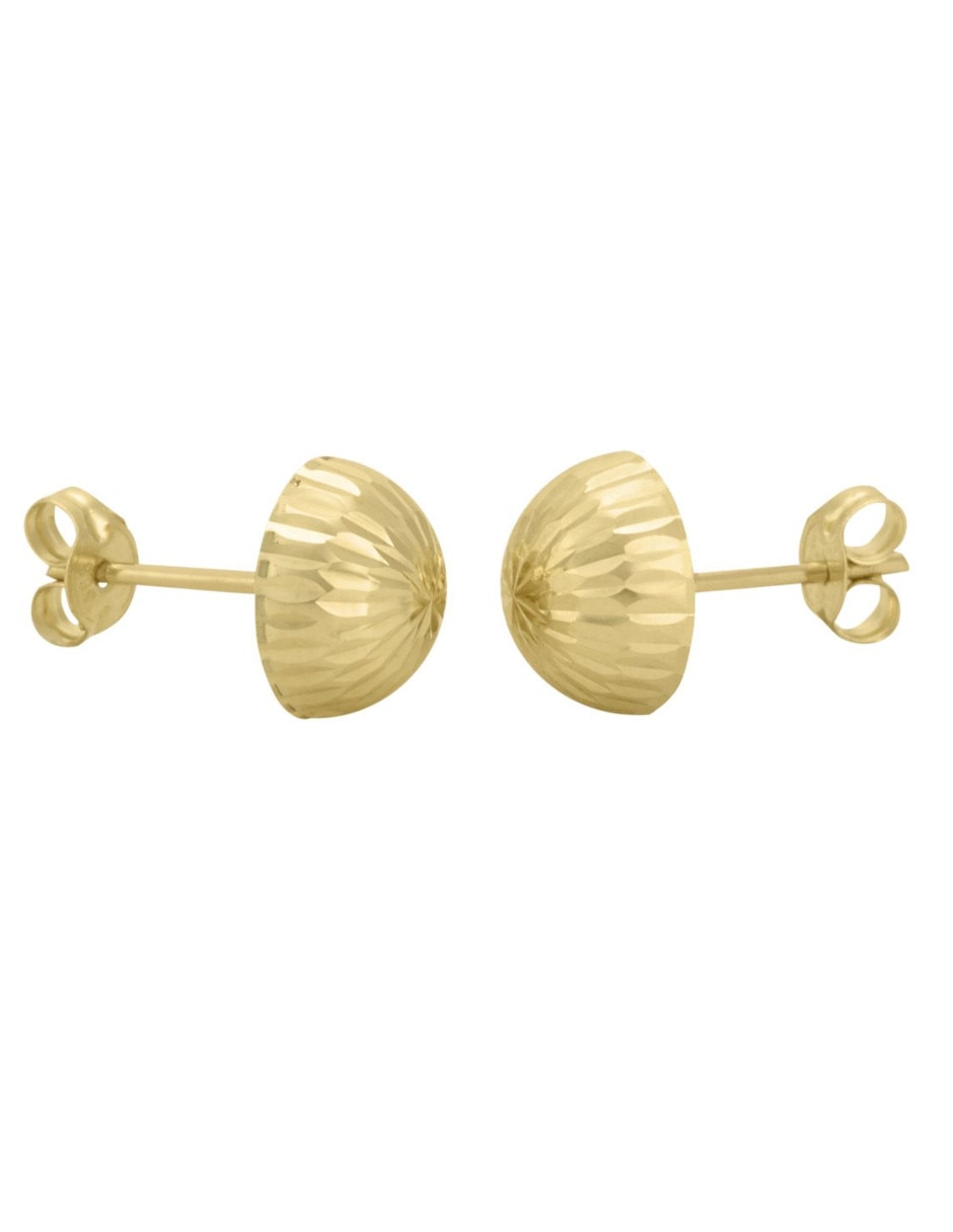 Broqueles de bola de oro 14 K 1