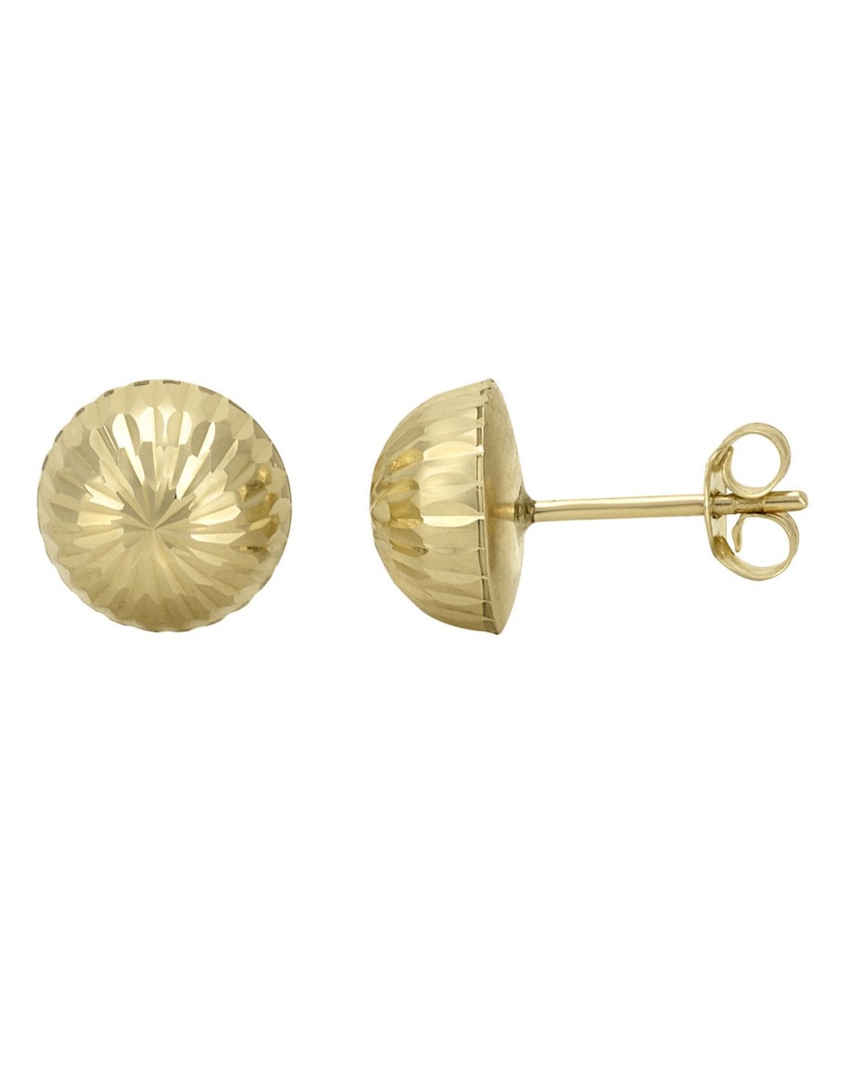 Broqueles de bola de oro 14 K 2