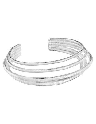 Brazalete de plata P 925 Duna acabado liso Brazalete de plata P 925 Duna acabado liso