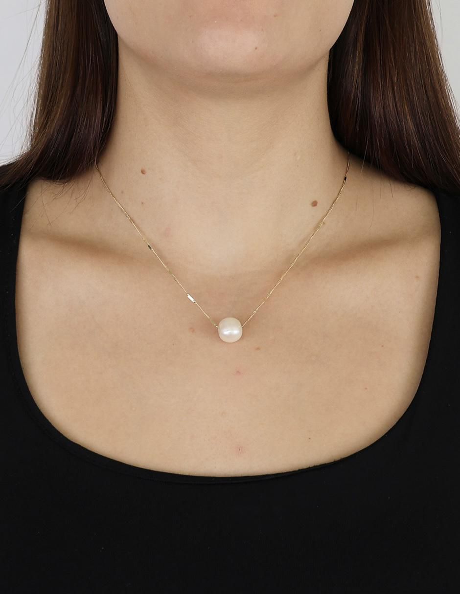 Collar esfera de oro 10 K 2
