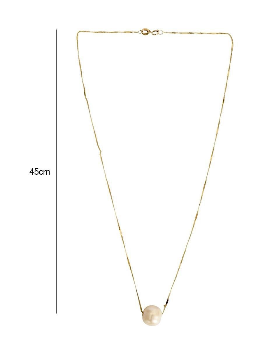 Collar esfera de oro 10 K 4