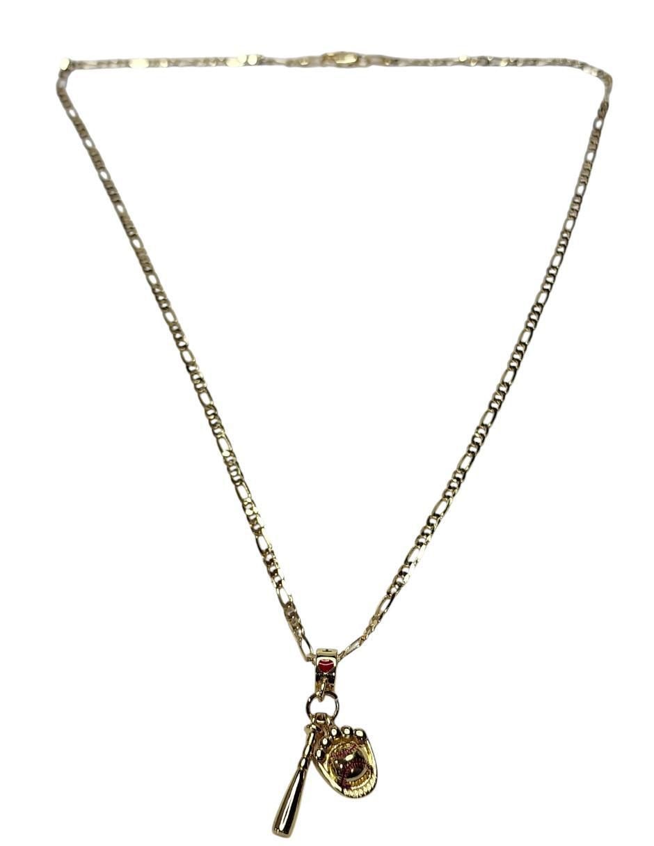 Collar Beisbol de oro laminado 14 K