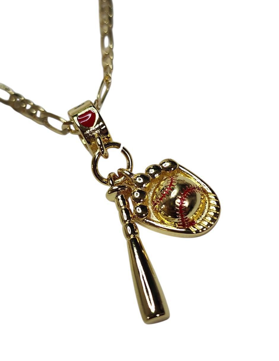 Collar Beisbol de oro laminado 14 K