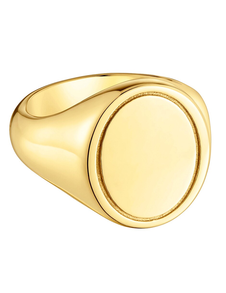Anillo ovalado Basics P 925 de plata brillante 2