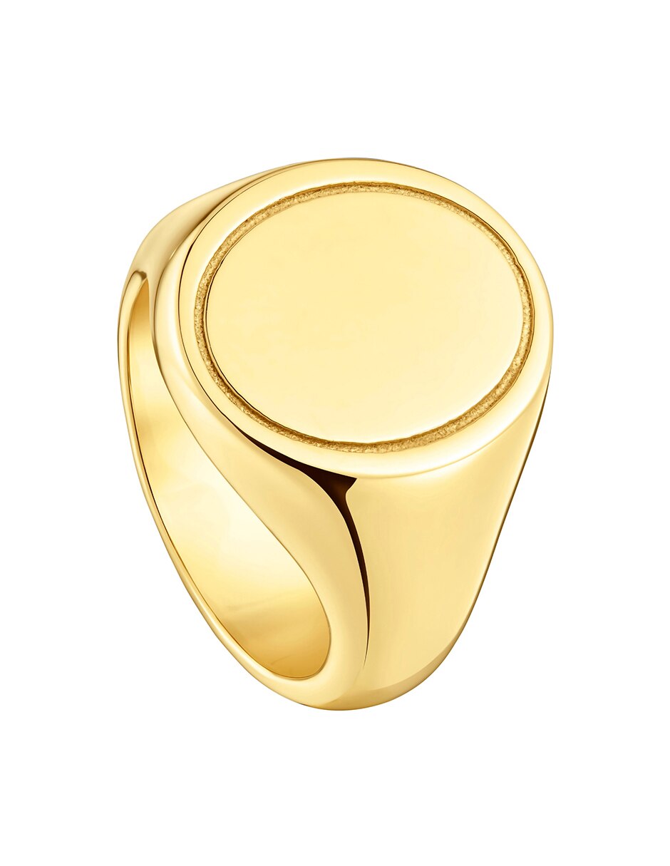 Anillo ovalado Basics P 925 de plata brillante 3