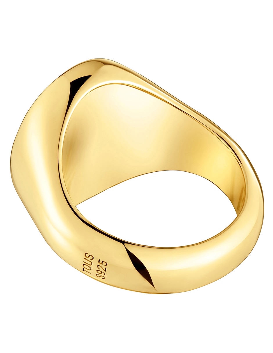 Anillo ovalado Basics P 925 de plata brillante