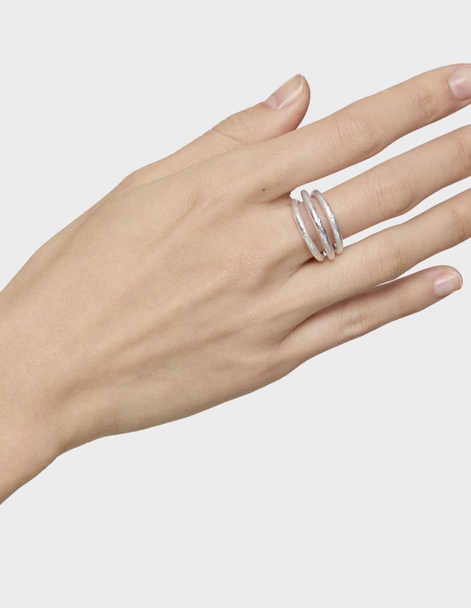 Anillo Duna P 925 de plata brillante 6